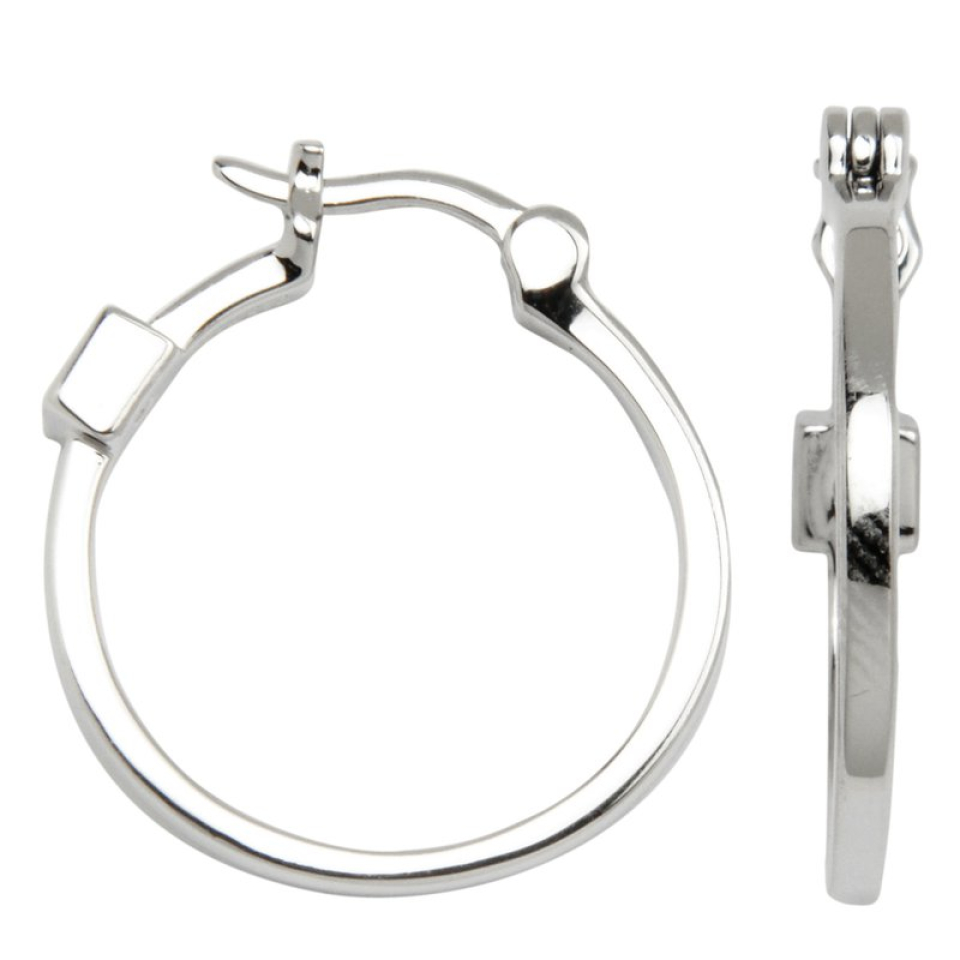 Boucles d'oreilles pour femme en argent 925, fouchette - R2LAGPA00Q - ELLE