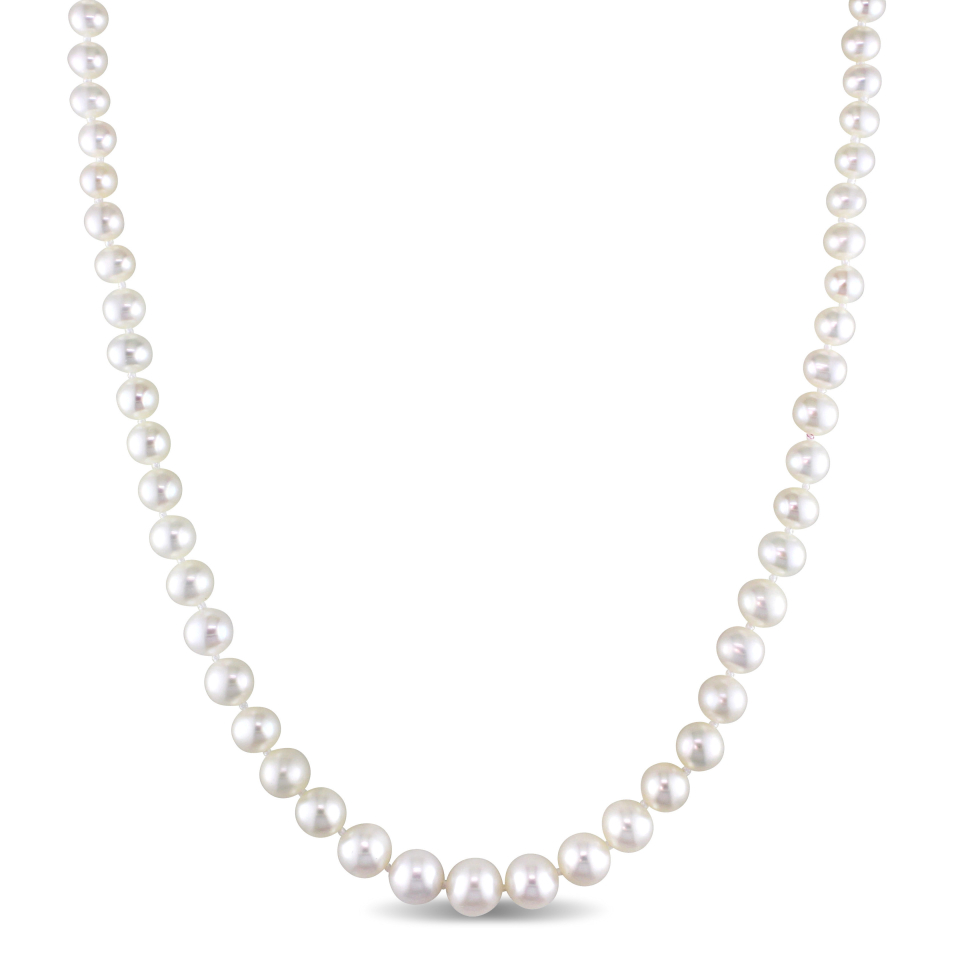 Collier de perles d'eau douce 4-8mm en or 14k - NWK048 - Delmar