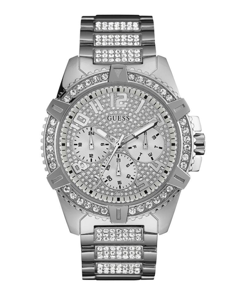 Montre pour homme en stainless, cubic zirconium, 5ATM - U0799G1 - Guess