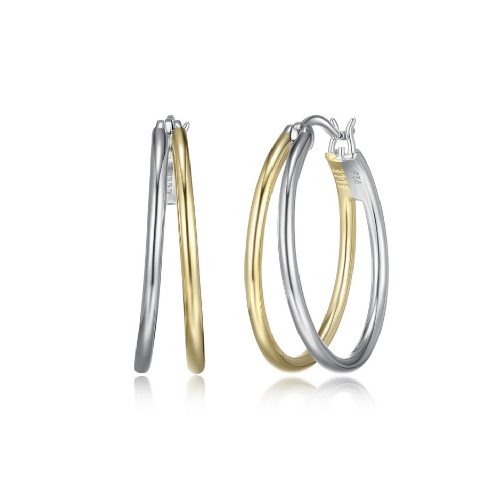 Boucles d'oreilles pour femme en argent 925 - R2LCNU970K - ELLE