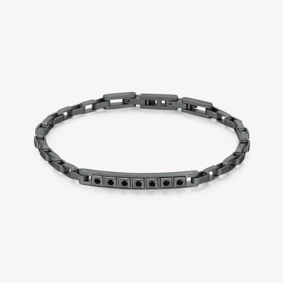 Bracelet pour homme en stainless, cubic zirconium - BGF14 - Brosway