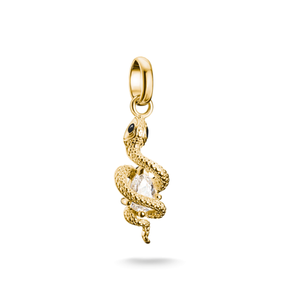 Breloque pour femme en argent 925, cubic zirconium, serpent - CC1264-565-14 - Thomas Sabo