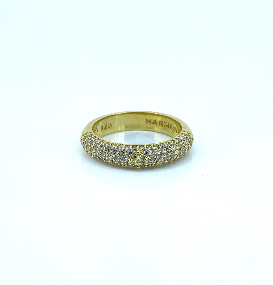 Bague pour femme en argent 925, zircons - HARMONY15 - Harmony