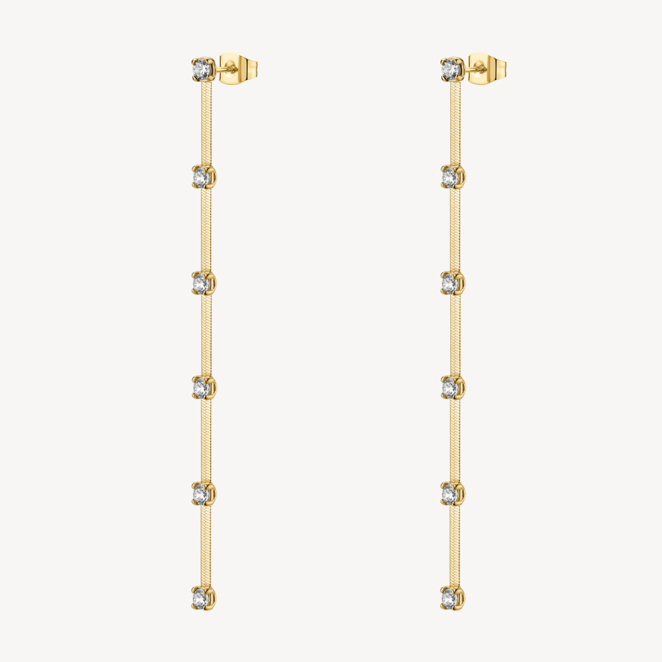 Boucles d'oreilles pour femme en stainless, cubic zirconium - BIG26 - Brosway