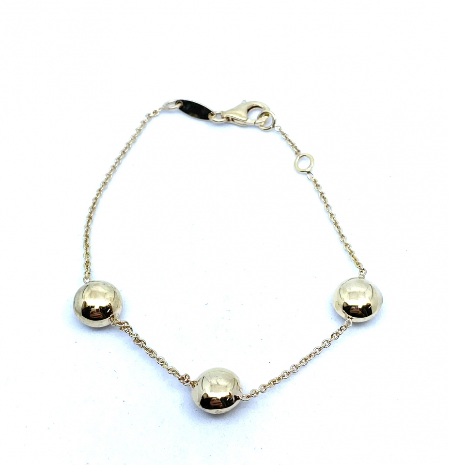 Bracelet pour femme en argent 925, boules - MISS-BR01 - Miss Mimi
