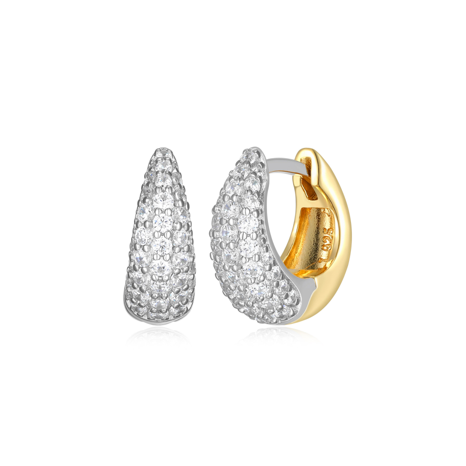 Boucles d'oreilles pour femme en argent 925, cubic zirconium - R2ATWM007T - Reign