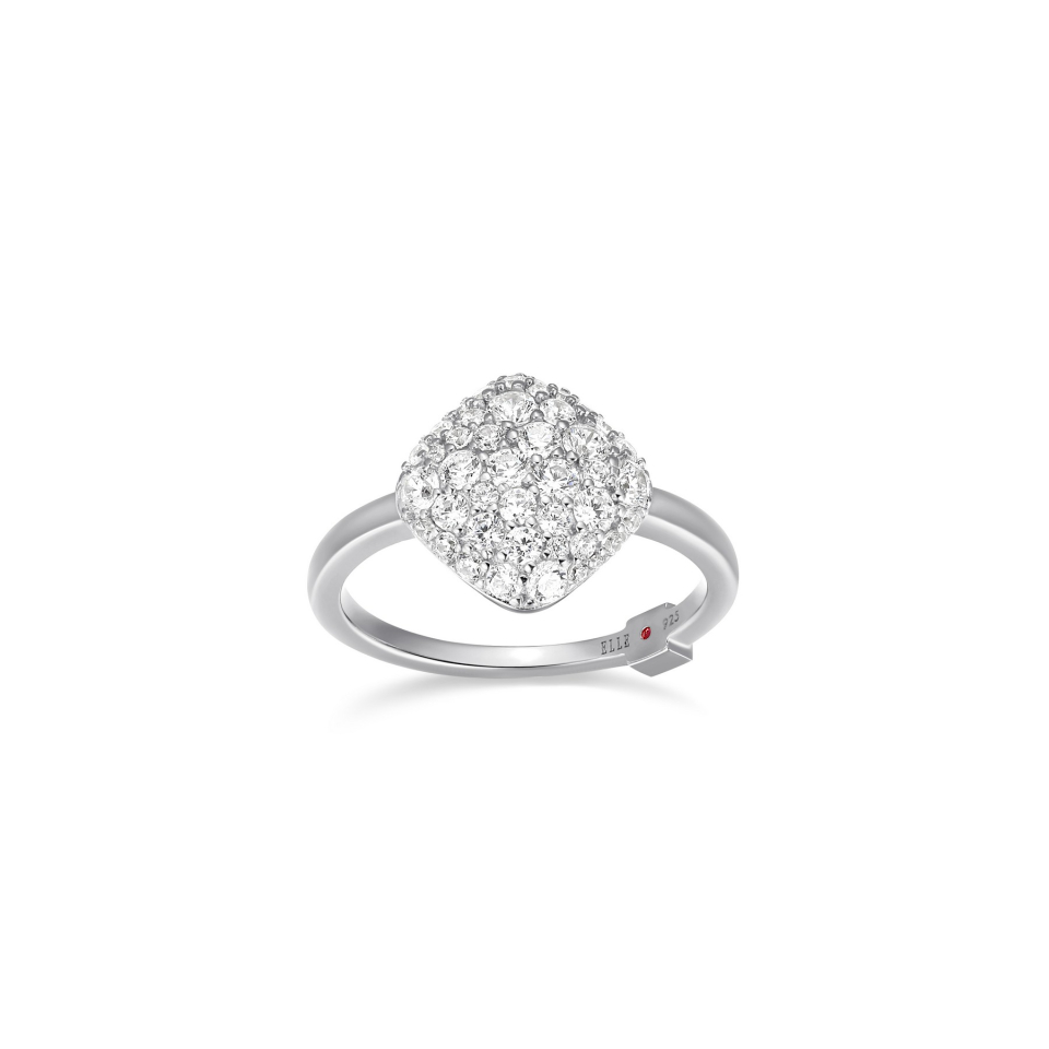 Bague pour femme en argent 925, cubic zirconium - R4LAFK000AC - ELLE