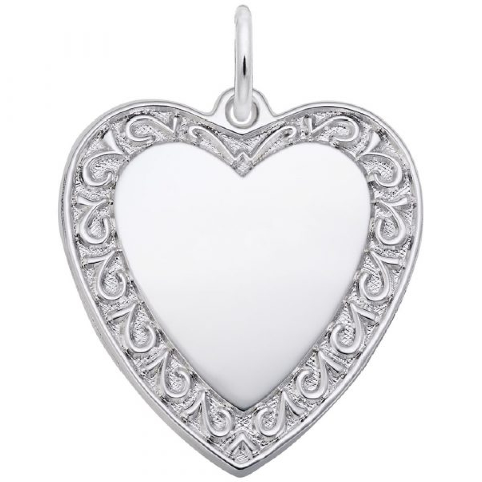 Pendentif en argent 925, coeur - 10-1495-000 - Rembrandt Charms