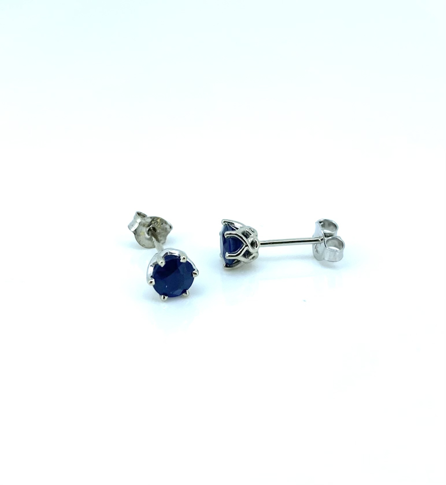 Boucles d'oreilles pour femme en or 14k, 2 améthystes 4.5mm - 28808 - Stuller