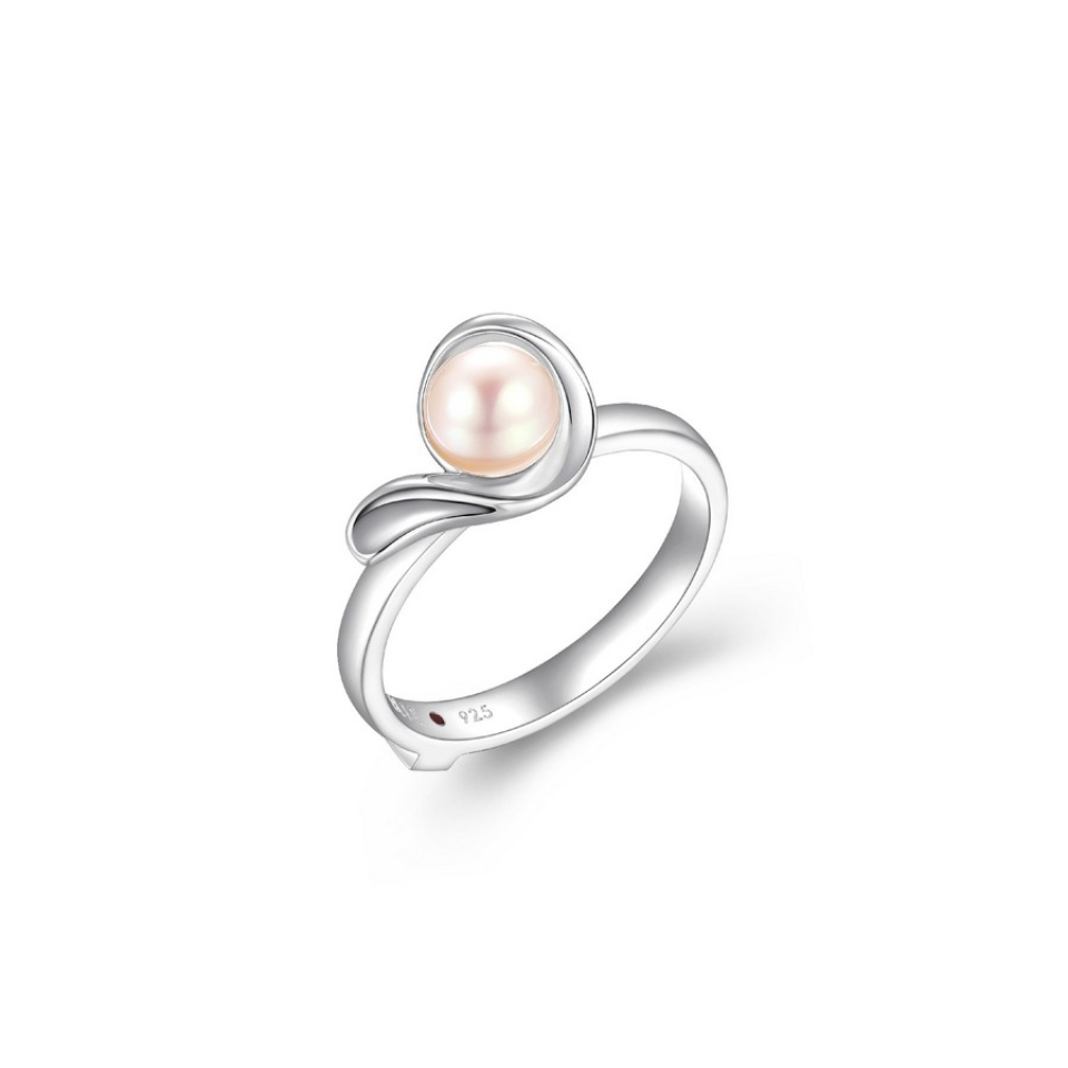 Bague pour femme en argent 925, perle - R4LAJE45AC - ELLE