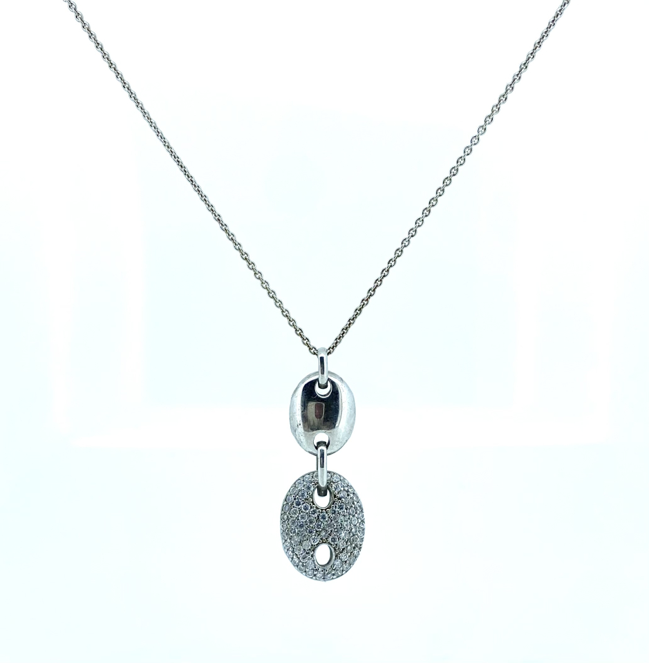 Pendentif pour femme en argent 925, cubic zirconium - ESP142-P - Ethan Stars