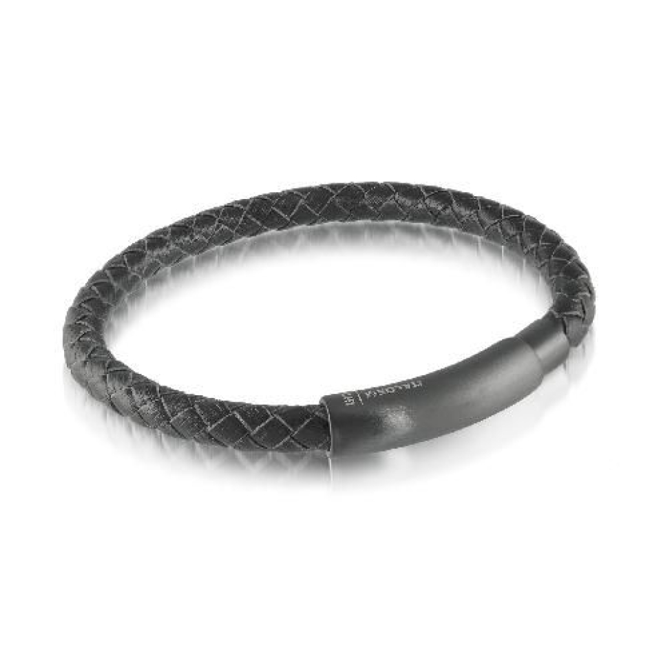 Bracelet pour homme en stainless et cuir - SLB127 - Italgem