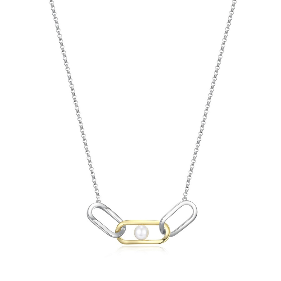 Pendentif pour femme en argent 925, perle