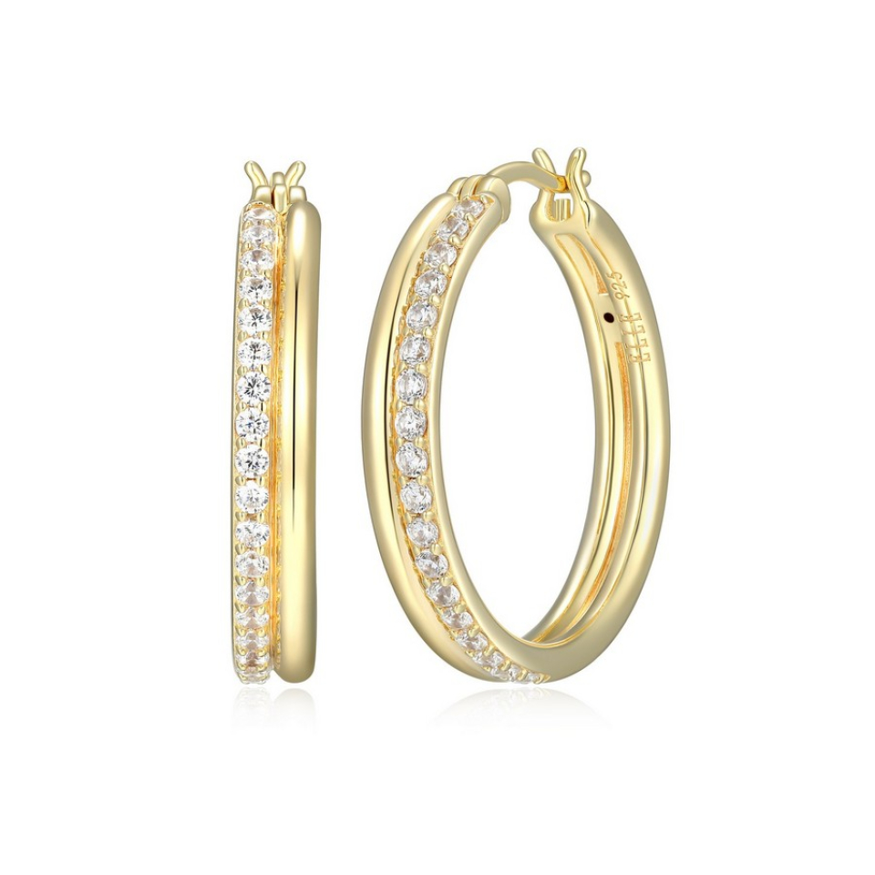 Boucles d'oreilles pour femme en argent 925, cubic zirconium - 32LCT6000J - ELLE