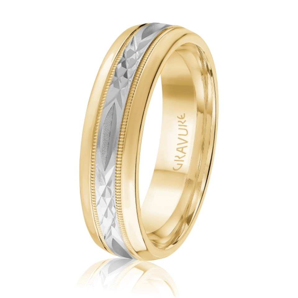 Jonc pour homme en or 10k - GL-732-6YW - MALO