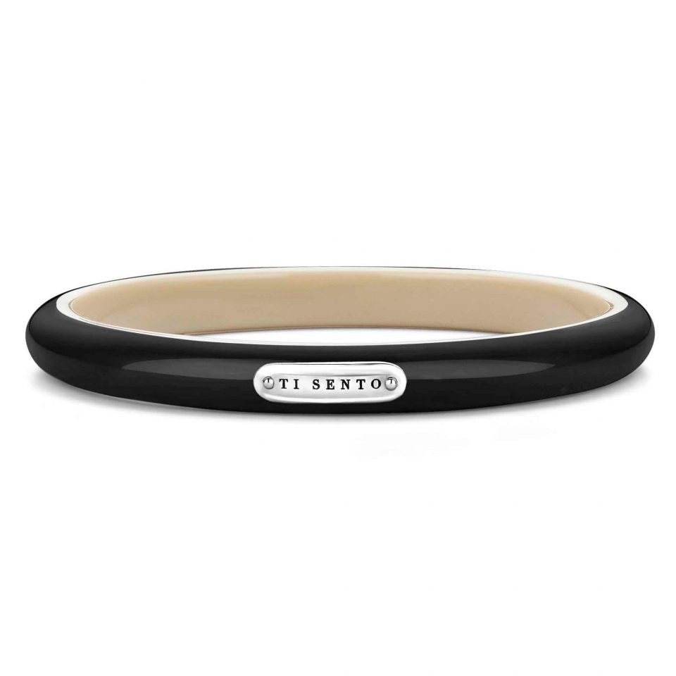 Bracelet rigide plastique/argent 925
