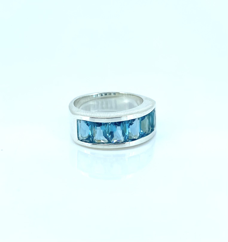 Bague pour femme en argent 925, cubic zirconium