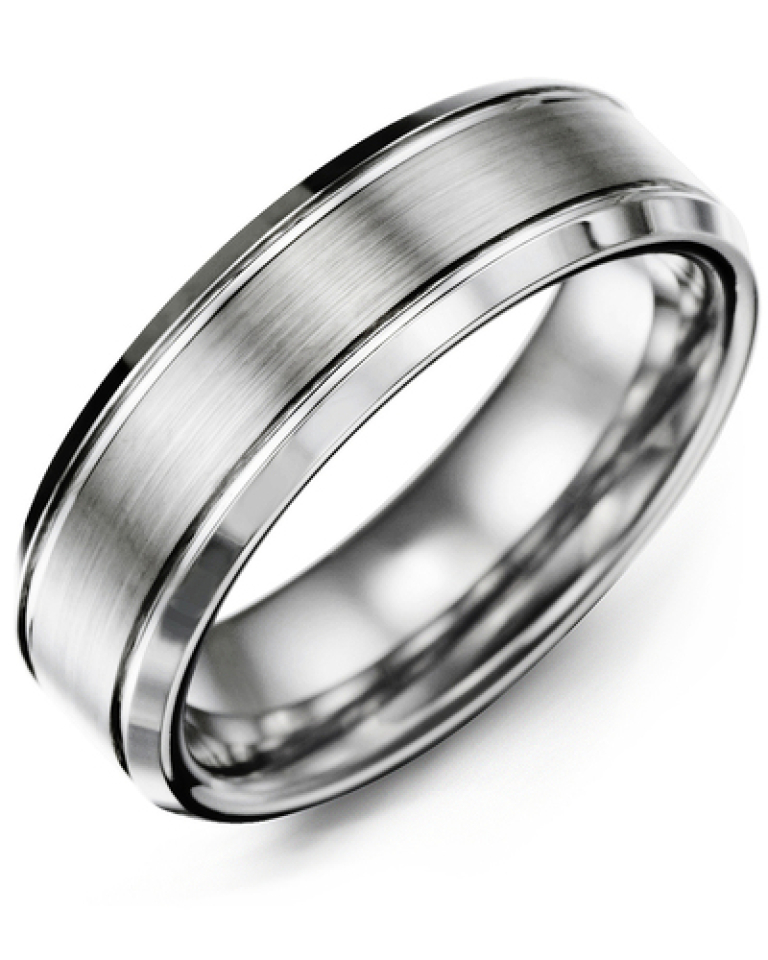 Bague pour homme en tungstène - MGP700TT - Madani