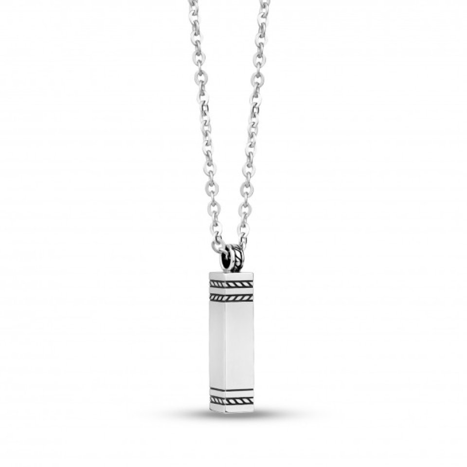 Pendentif en stainless, urne - AS-P76-28 - Arezzo