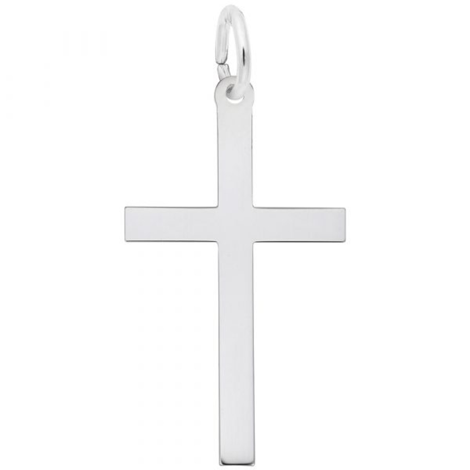 Pendentif en argent 925, croix unie - 10-4905-000 - Rembrandt Charms