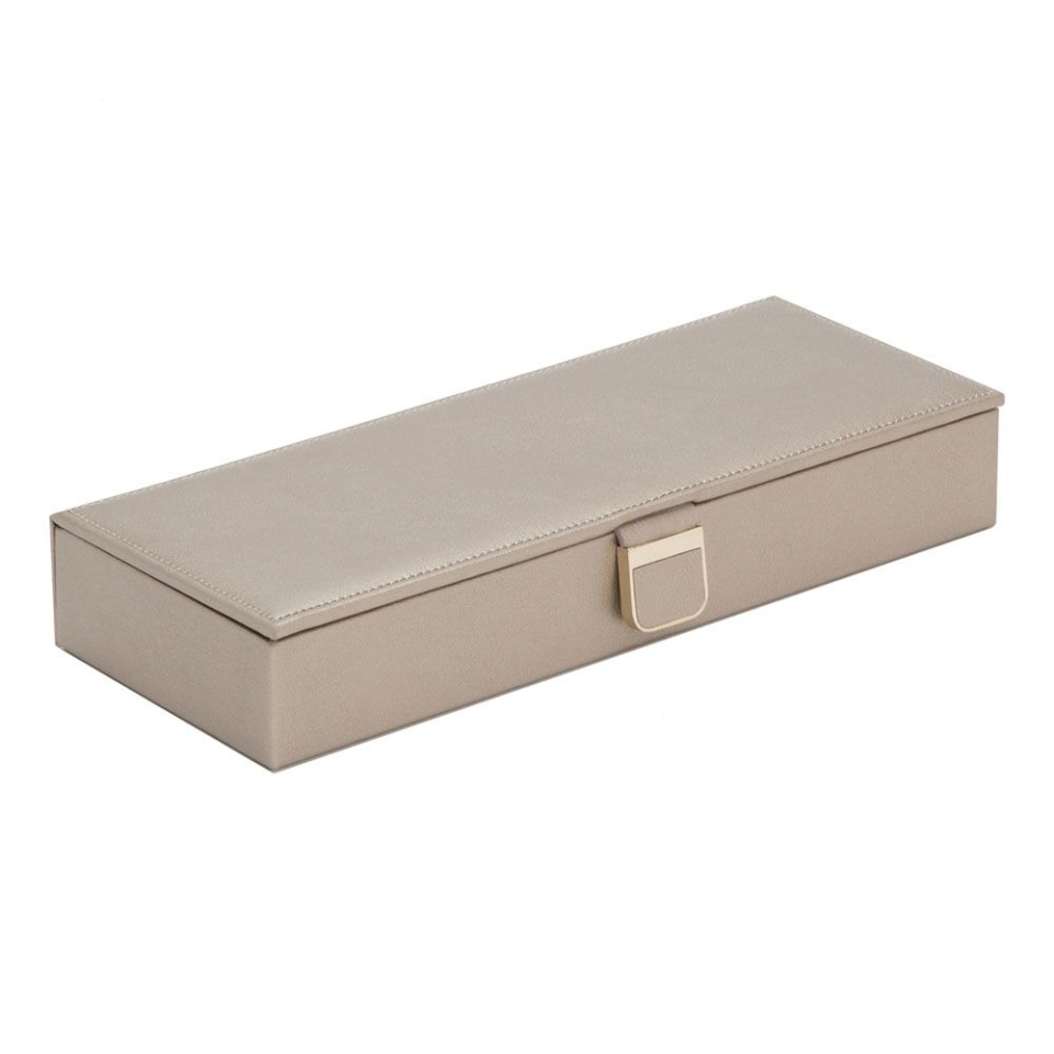 Coffre à bijoux pour femme en cuir et stainless, palermo - 213578 - Wolf