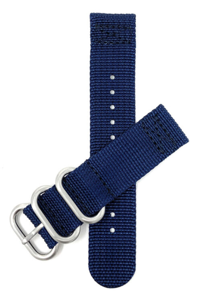 Bracelet de montre en nylon - NYL200.20MM.BL - Banda Swiss