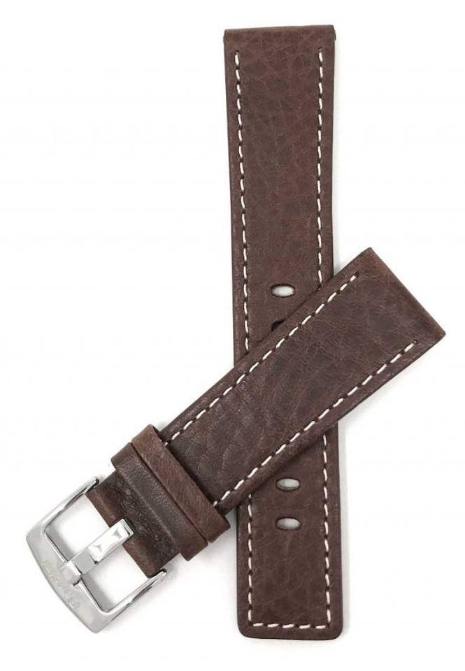 Bracelet de montre en cuir et stainless - 511s.24.BR - Banda Swiss