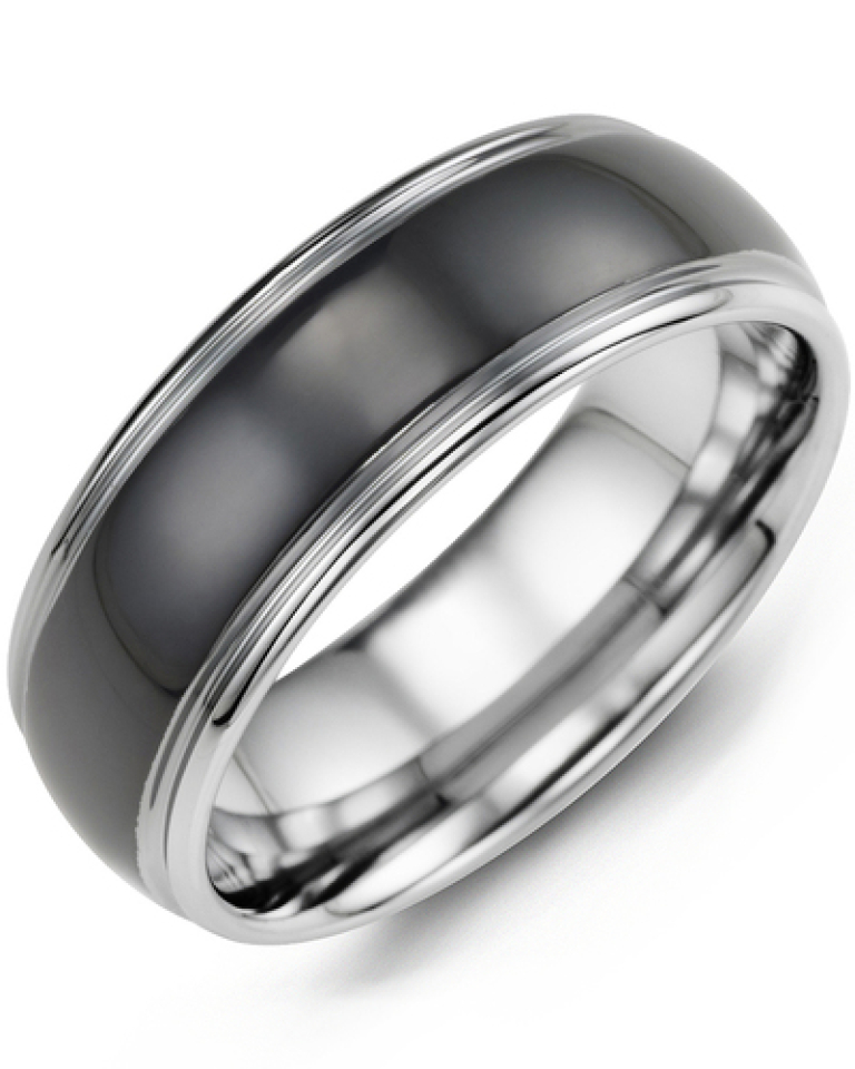 Bague pour homme en tungstène - MGS800TT - Madani