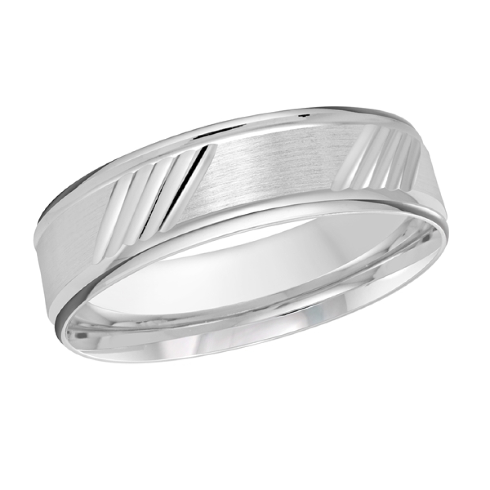 Jonc pour homme en or 10k - FT-042-6W-00 - MALO