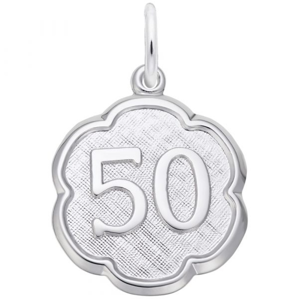 Pendentif en argent 925, numéro 50 - 10-1336-000 - Rembrandt Charms