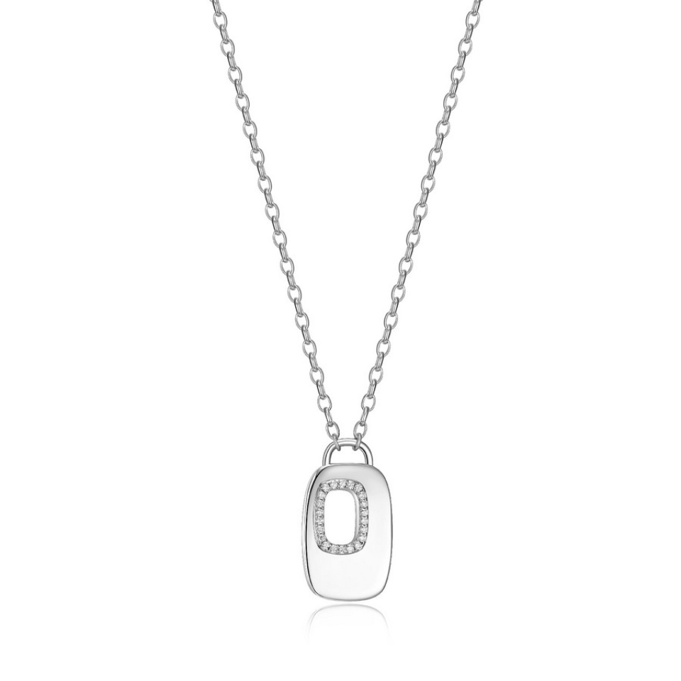 Pendentif pour femme en argent 925, cubic zirconium - R0LBYE0046 - ELLE