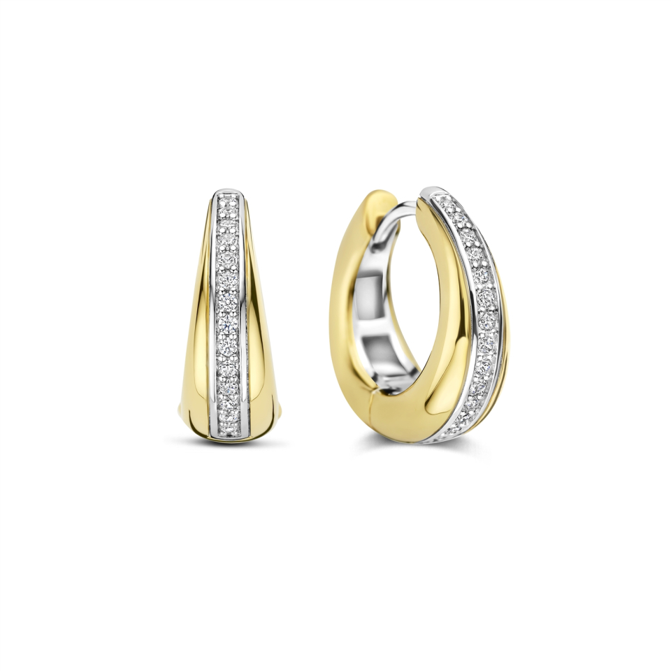 Boucles d'oreilles pour femme en argent 925, cubic zirconium - 78049ZY - Ti Sento Milano