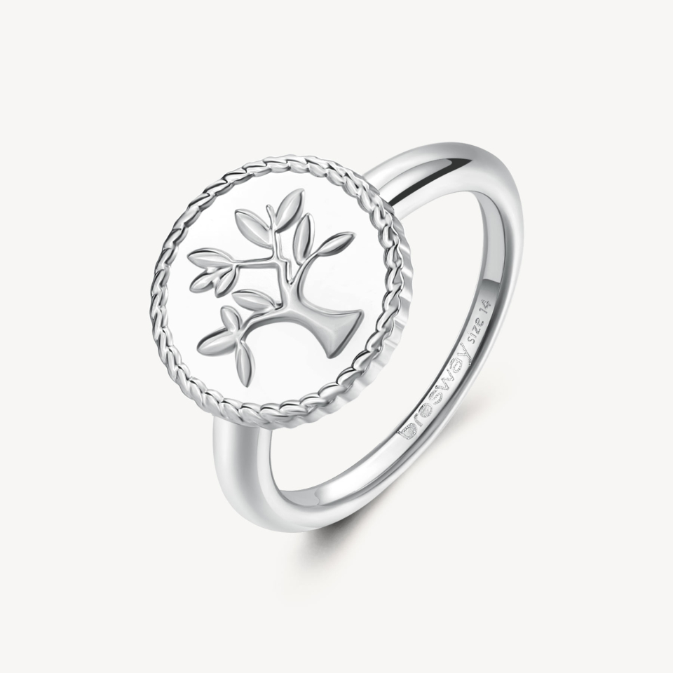 Bague pour femme en stainless, arbre - BHKR001A - Brosway