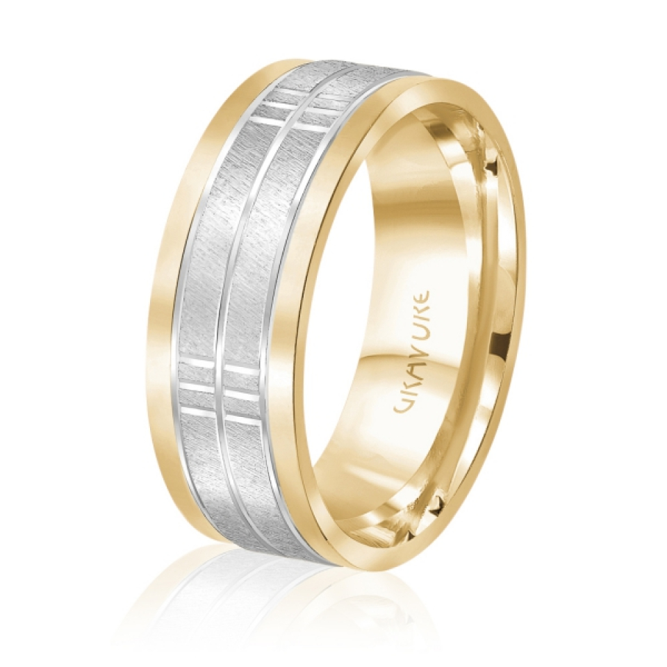 Jonc pour homme en or 10k - GL-1613-8YW - MALO