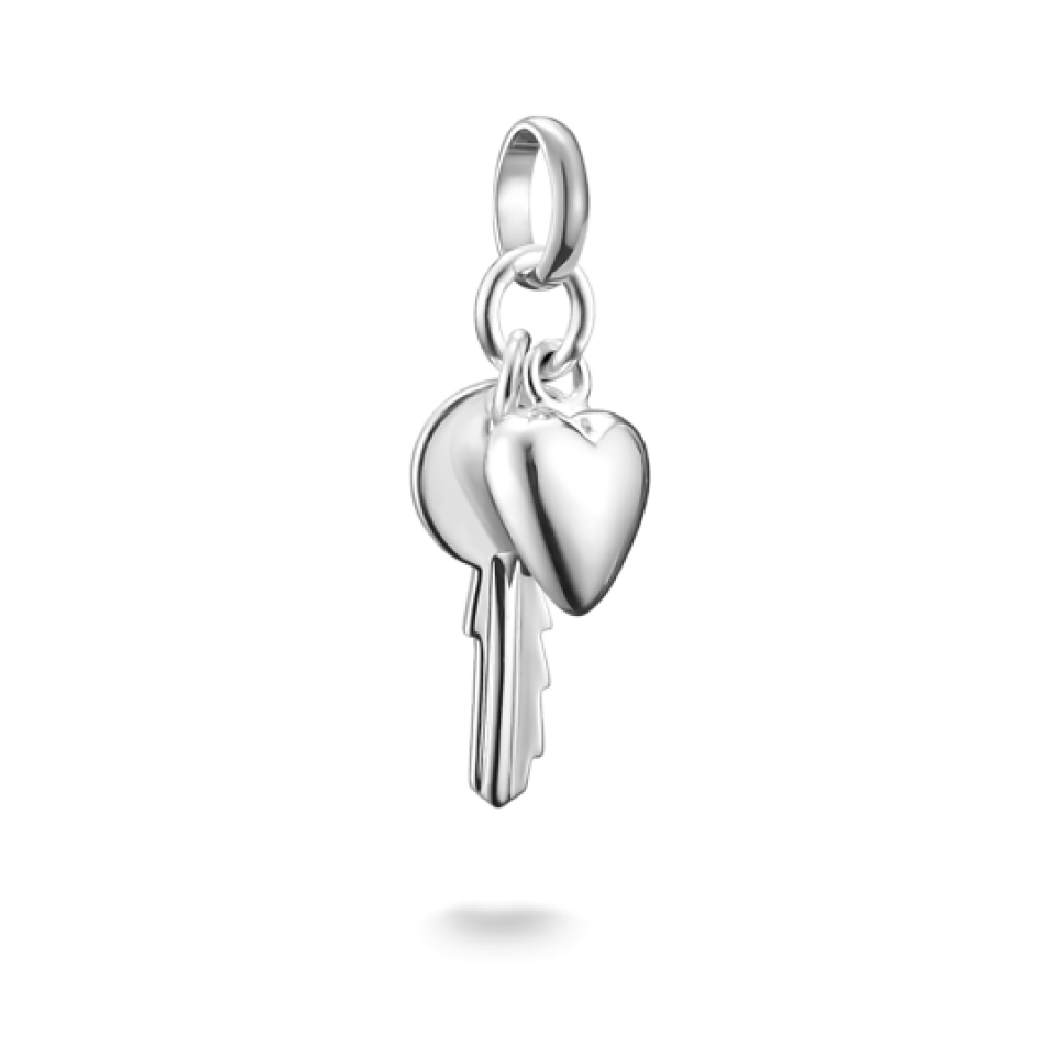 Breloque pour femme en argent 925, coeur, clée - CC1233-001-21 - Thomas Sabo
