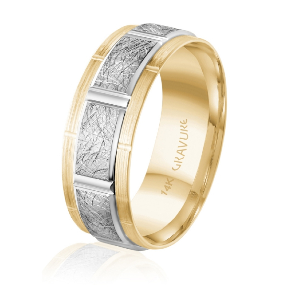 Jonc pour homme en or 10k - GL-1769-8YW - MALO