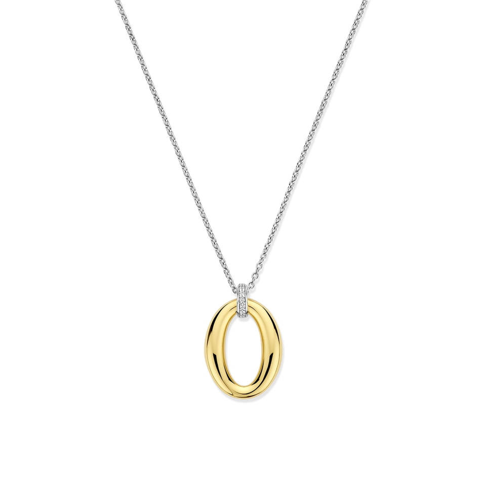 Pendentif pour femme en argent 925, cubic zirconium - 34091ZY/42 - Ti Sento Milano