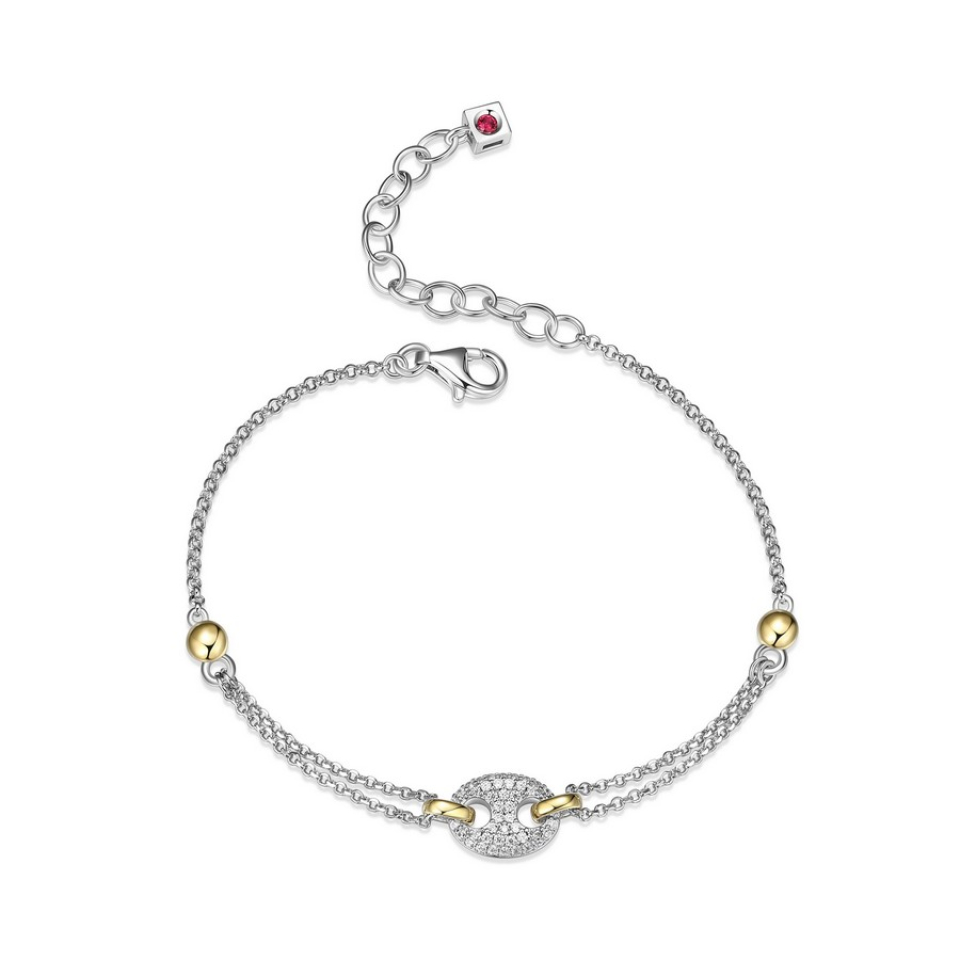 Bracelet pour femme en argent 925, cubic zirconium