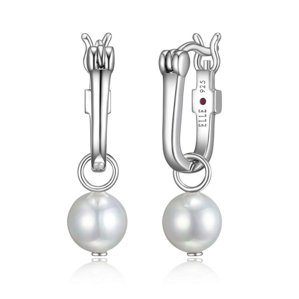 Boucles d'oreilles pour femme en argent 925, perles - R2LCFYBG0J - ELLE