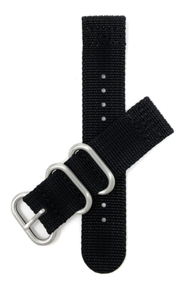 Bracelet de montre en nylon - NYL200.20MM.NR - Banda Swiss