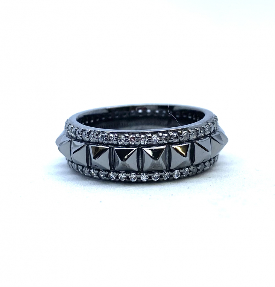 Bague pour femme en argent 925, zircons - ESR5155-8 - Ethan Stars