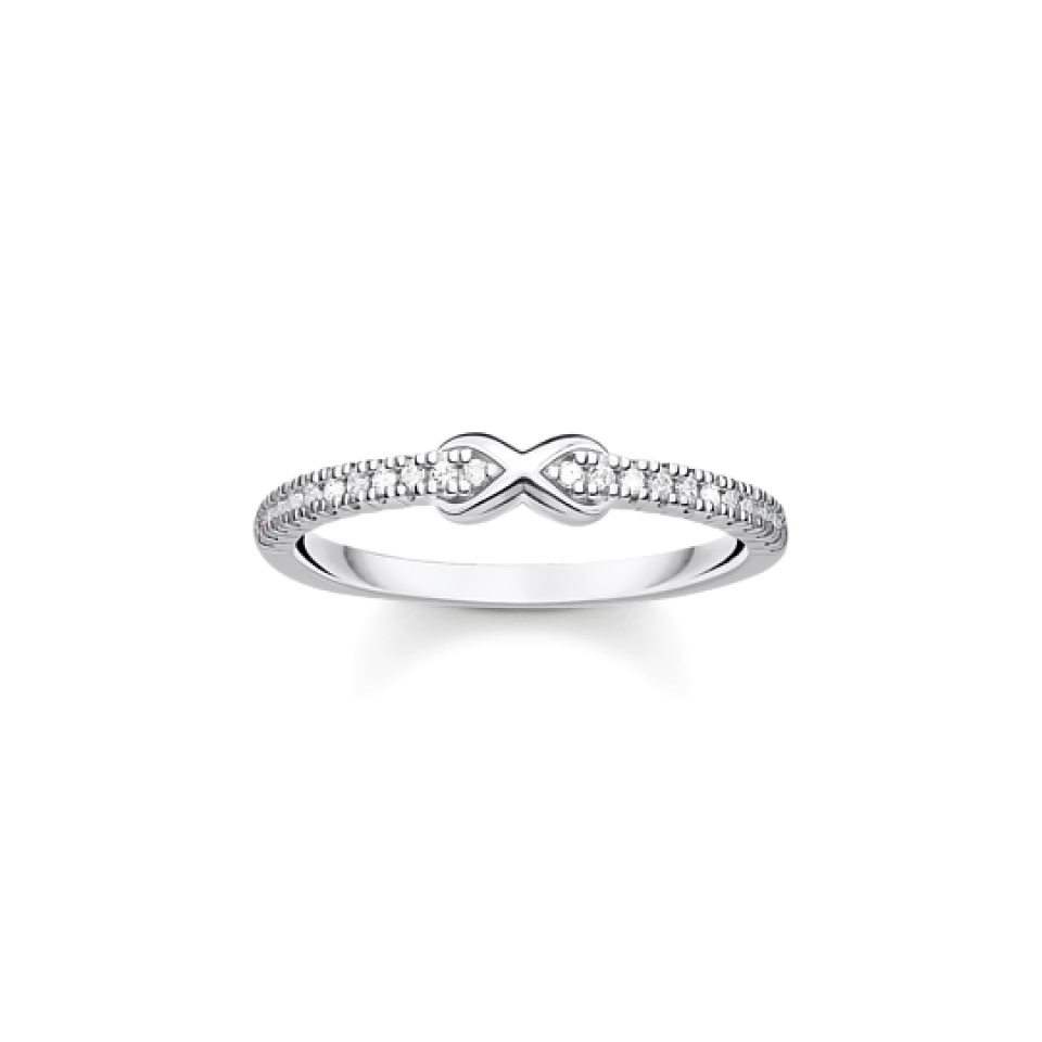 Bague pour femme en argent 925, cubic zirconium, infini - TR2322-051-14-52 - Thomas Sabo