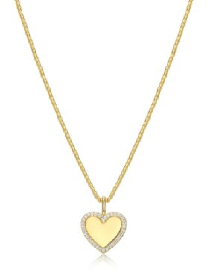 Pendentif pour femme en argent 925, cubic zirconium, coeur - S3AV4E00ZZ - Reign