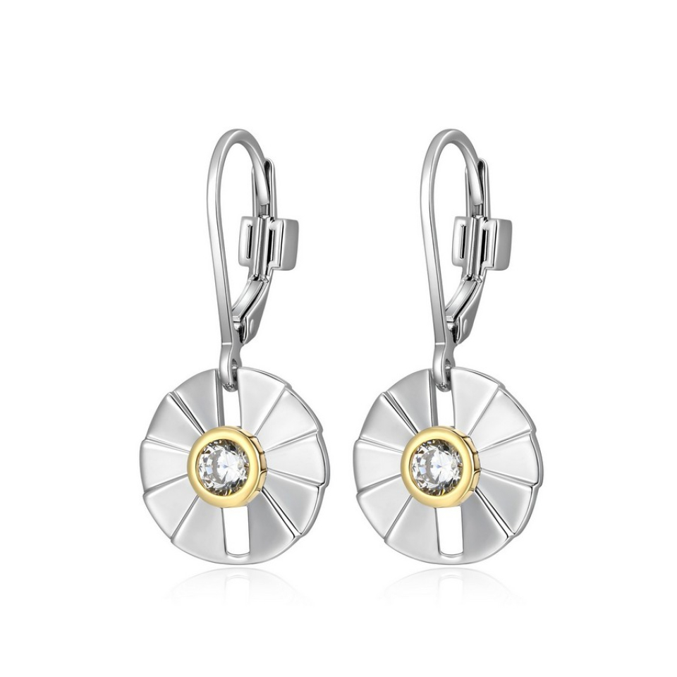Boucles d'oreilles pour femme en argent 925, cubic zirconium - R2LCSS0003 - ELLE
