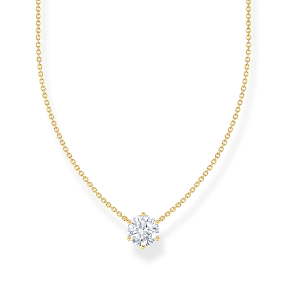 Pendentif pour femme en argent 925, cubic zirconium - KE2210-414-14-L45V - Thomas Sabo