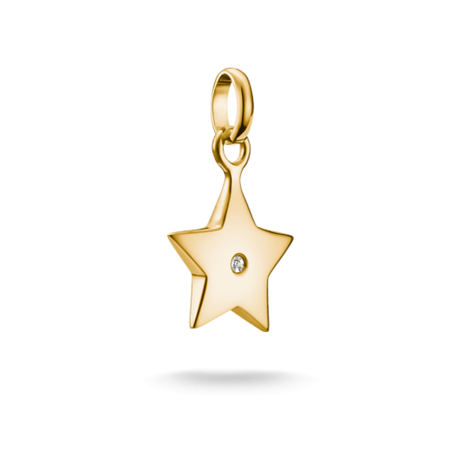 Breloque pour femme en argent 925, cubic zirconium, étoile - CC1238-414-14 - Thomas Sabo