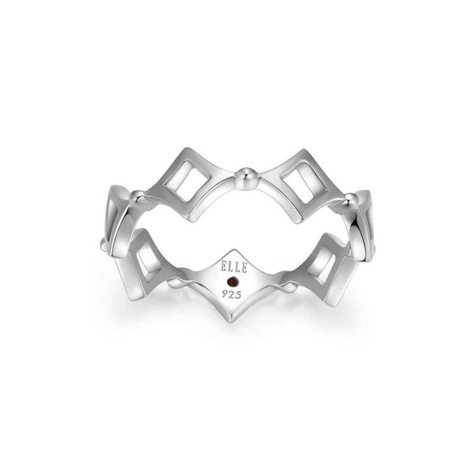 Bague pour femme en argent 925, losanges - R4LADDA0AC - ELLE