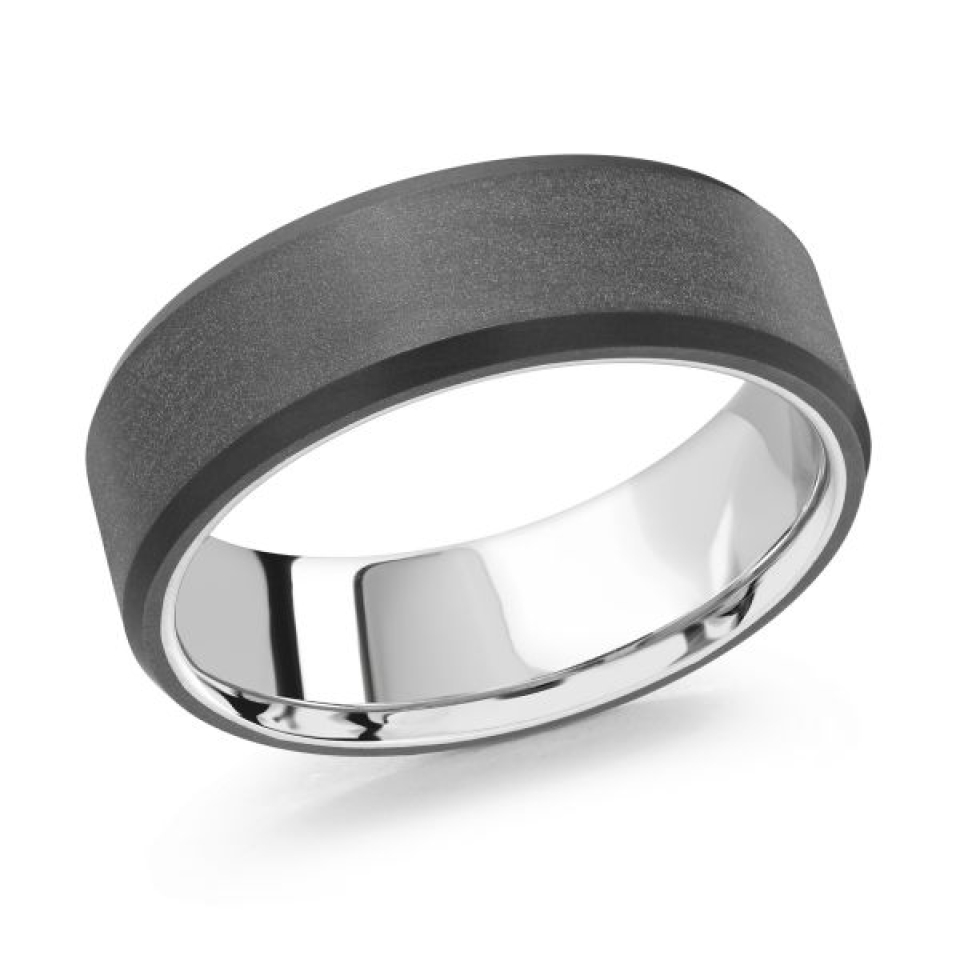 Jonc pour homme en or 10k - MRDA-101-7W - MALO
