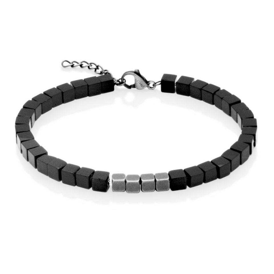 Bracelet pour homme en stainless, cube - T1XG810485 - Steelx