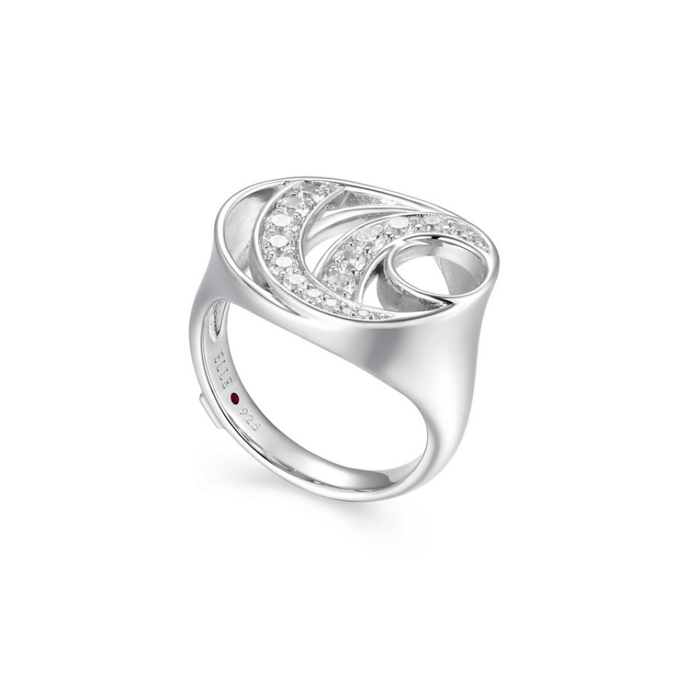 Bague pour femme en argent 925, cubic zirconium - R4LAKG00AC - ELLE